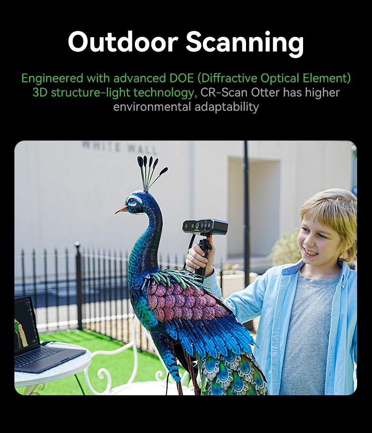 Creality CR Scan Otter Ultra High Precision Handheld 3D Scanner - Image 13