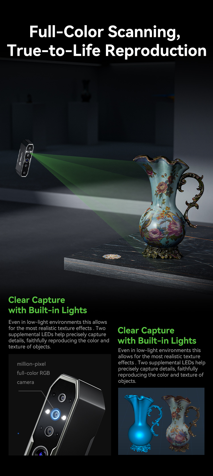 Creality CR Scan Otter Ultra High Precision Handheld 3D Scanner - Image 14