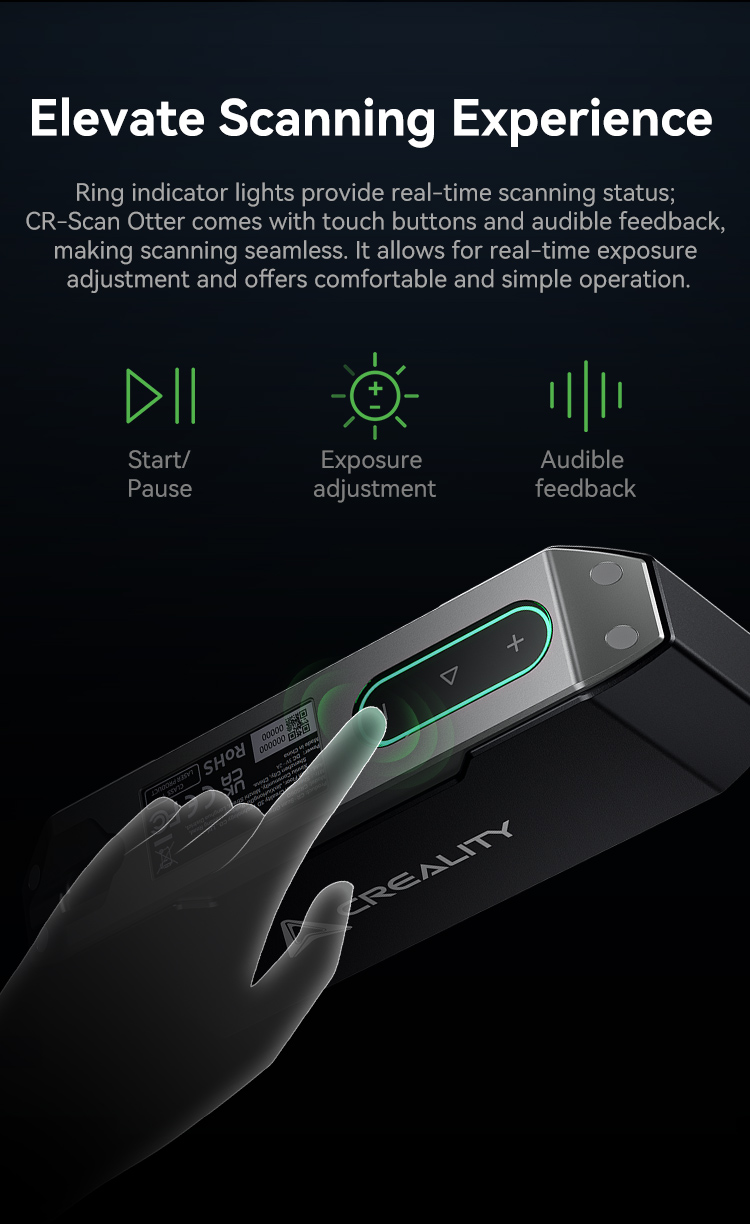 Creality CR Scan Otter Ultra High Precision Handheld 3D Scanner - Image 17