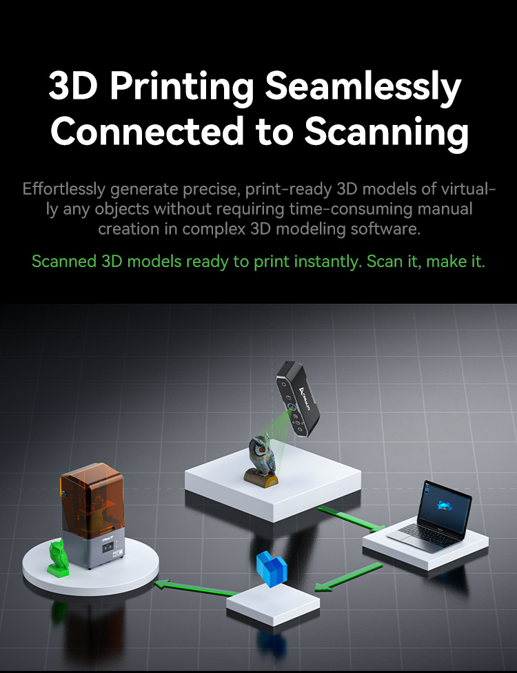 Creality CR Scan Otter Ultra High Precision Handheld 3D Scanner - Image 20