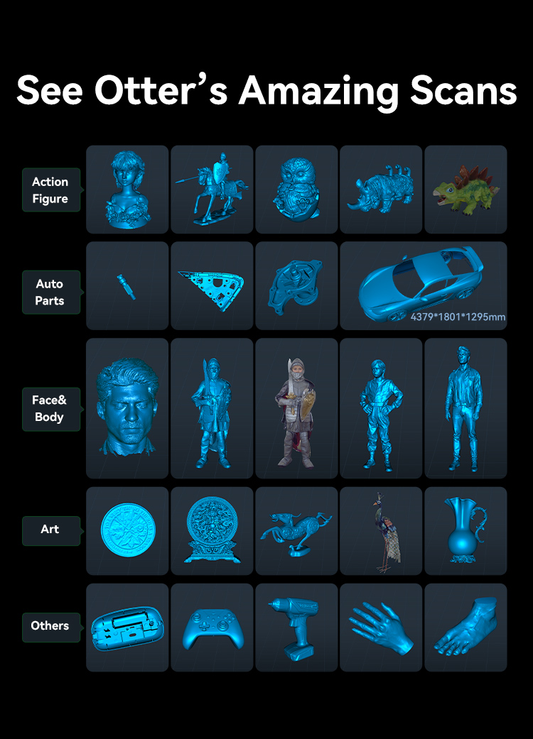 Creality CR Scan Otter Ultra High Precision Handheld 3D Scanner - Image 21