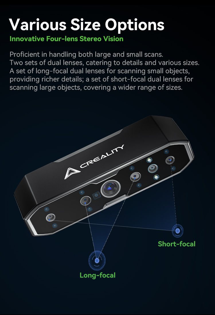 Creality CR Scan Otter Ultra High Precision Handheld 3D Scanner - Image 6