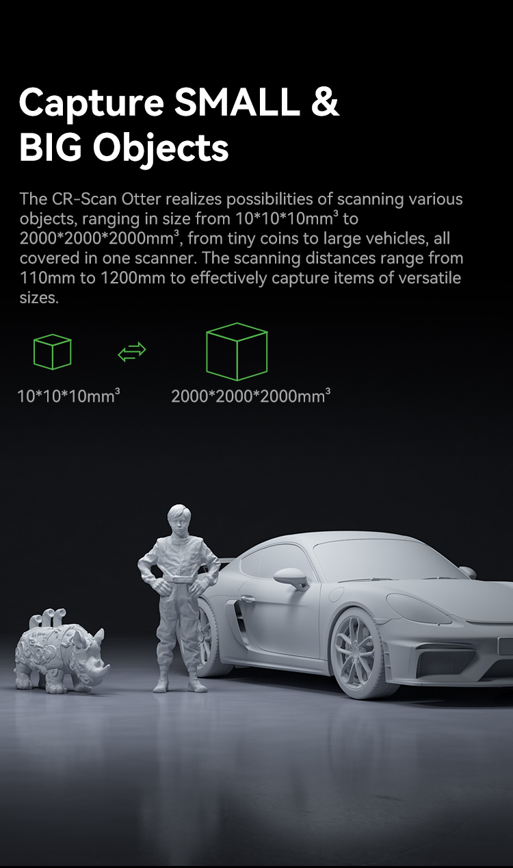 Creality CR Scan Otter Ultra High Precision Handheld 3D Scanner - Image 7