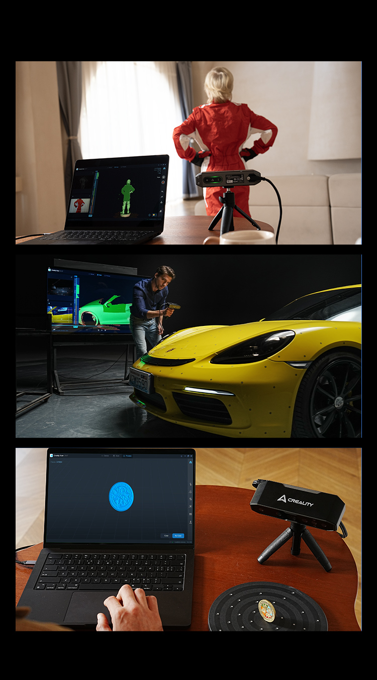Creality CR Scan Otter Ultra High Precision Handheld 3D Scanner - Image 8