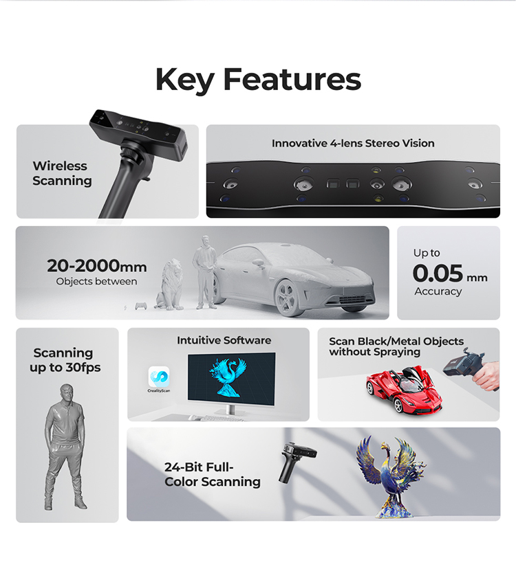Creality Otter lite 3D Scanner Wireless Combo - Image 7