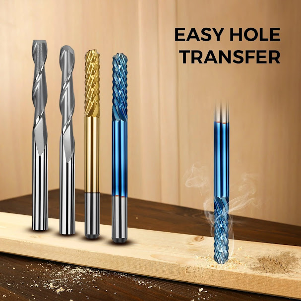 Twotrees 40 PCS End Mills CNC Router Bits - Image 3