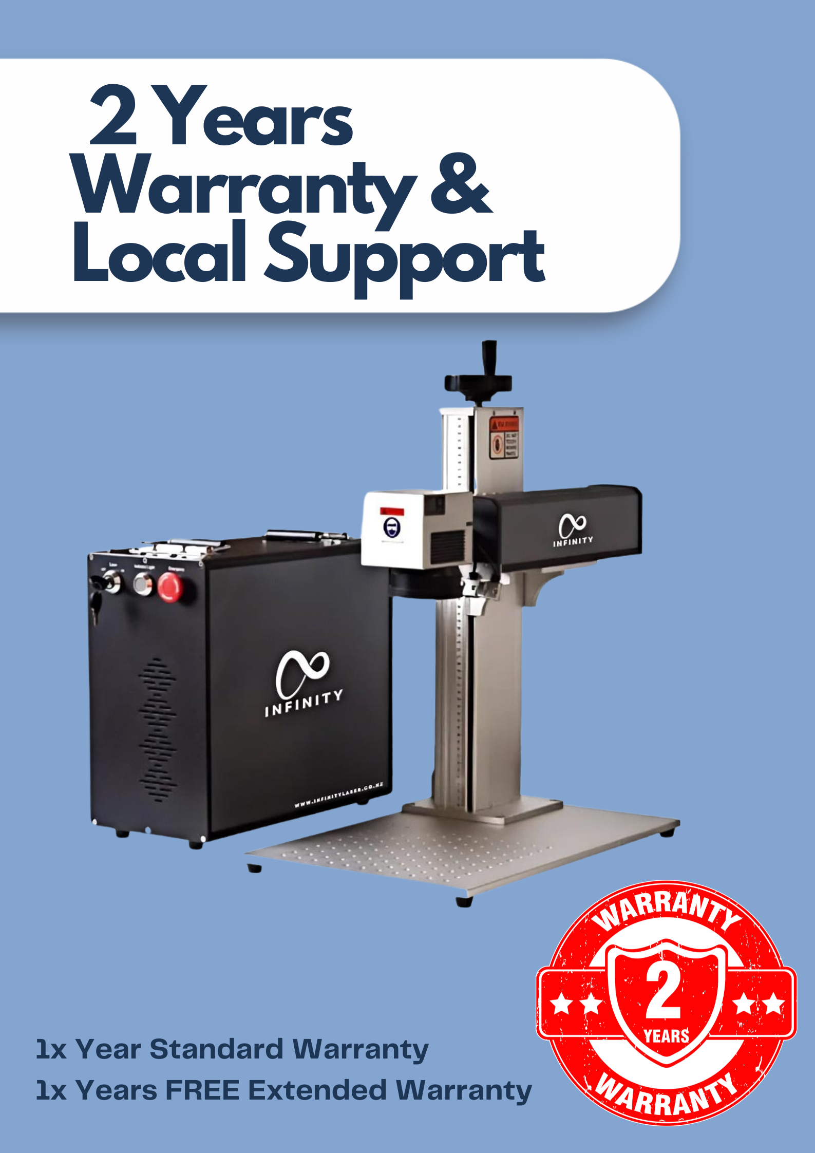 INFINITY LASER 100W JPT MOPA Fibre Laser Machine - Image 3