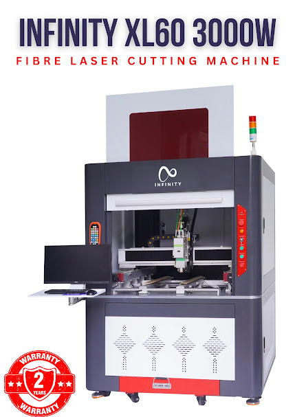 Infinity Laser XL60-3000W Fibre Laser Cutting Machine 3000W, 600x600mm Work Area - Image 3